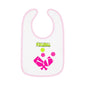 Baby Contrast Trim Jersey Bib