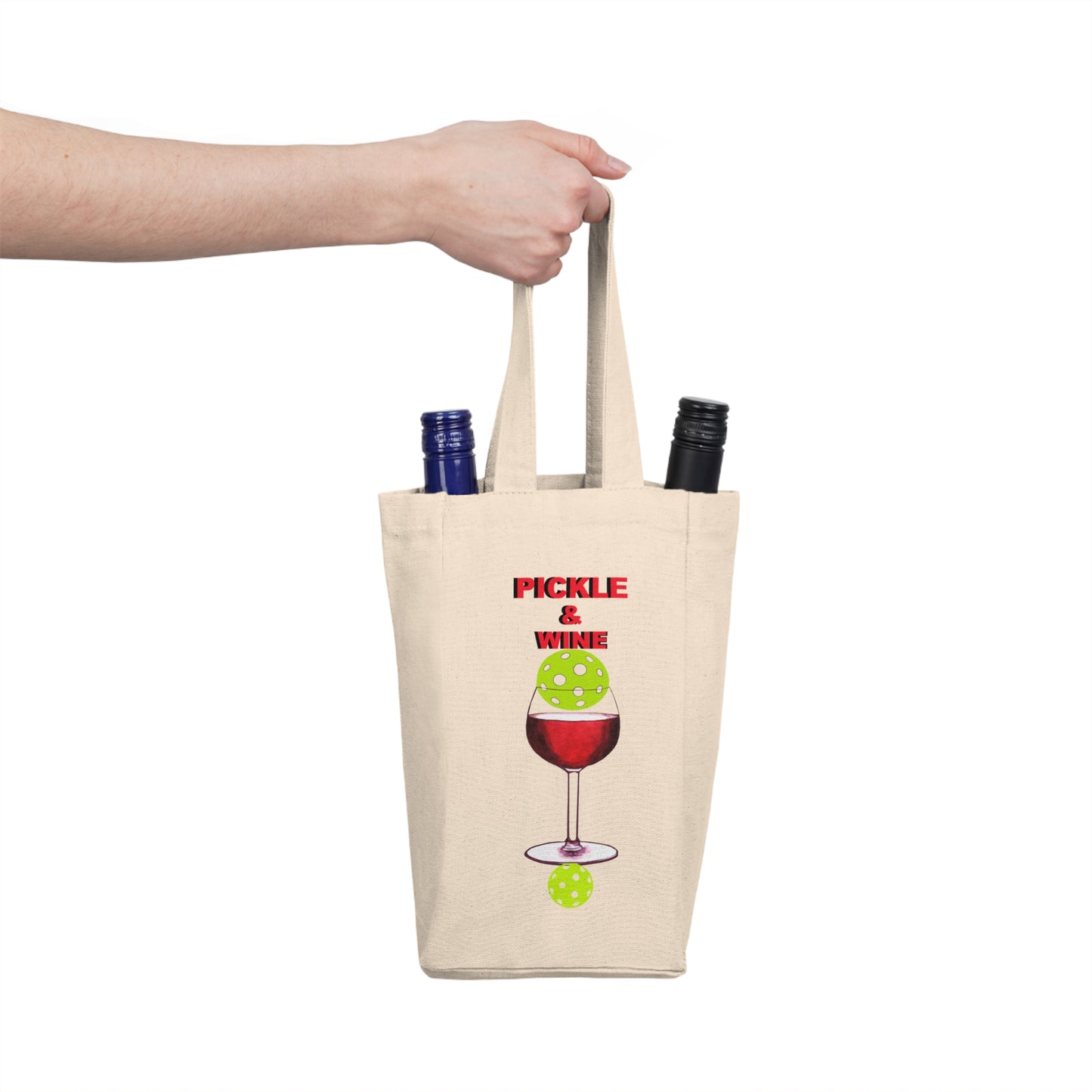 Double Wine Tote Bag