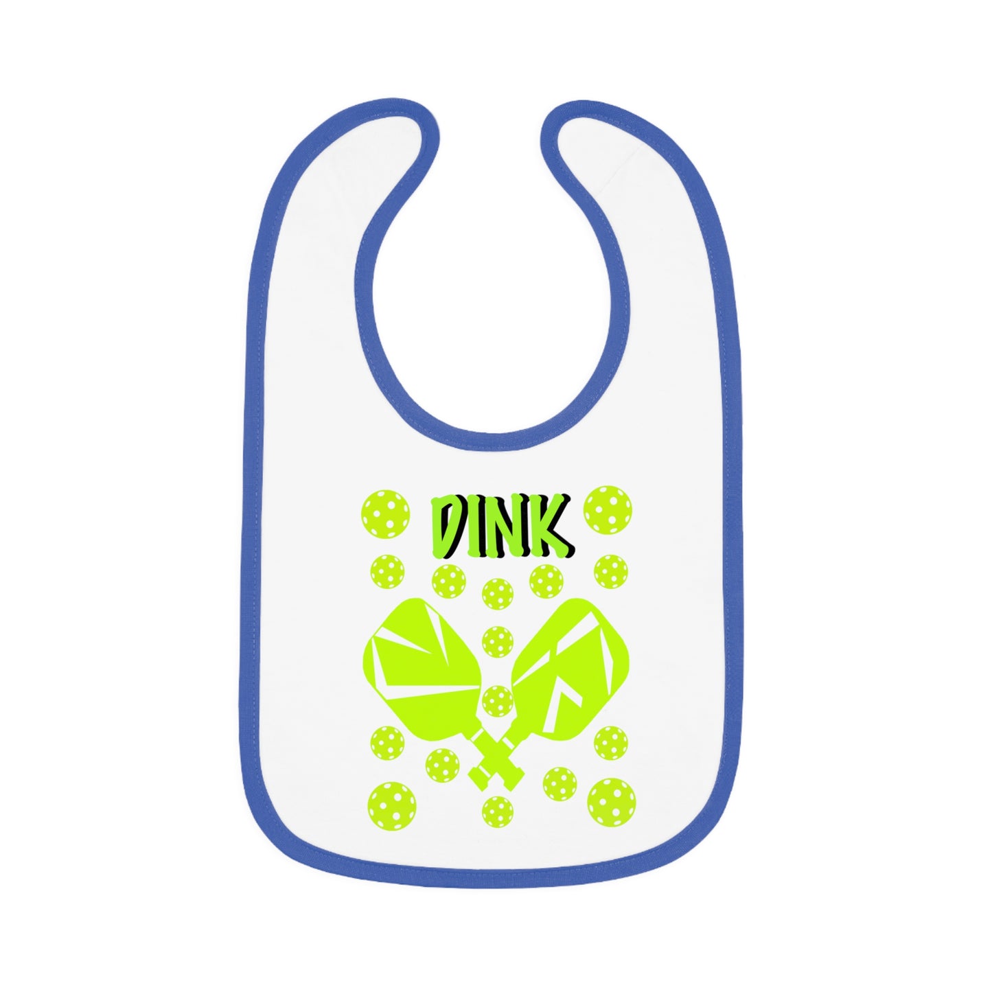 Baby Contrast Trim Jersey Bib